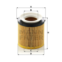 Фильтр масляный MANN-FILTER HU 8002 Y